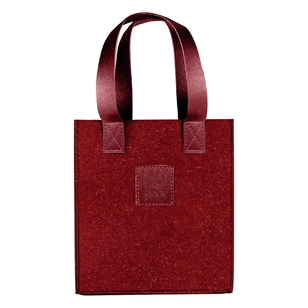 4-Bottle Felt Wine Tote