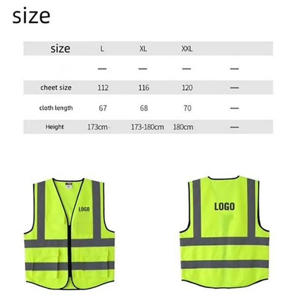 High Visibility Safety Reflective Vest