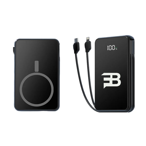 Portable Charger 10000mAh Wireless Power Bank Magnetic