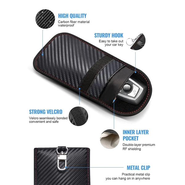 Farady Key Fob Bag Car RFID Blocking