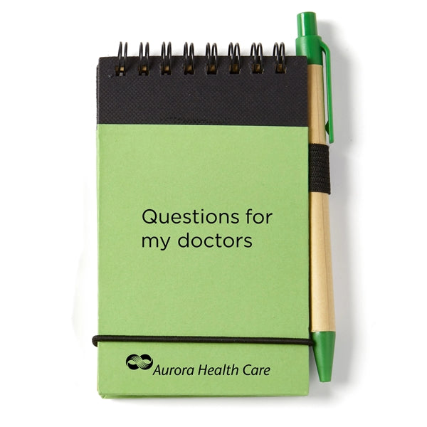 Jotter with pen