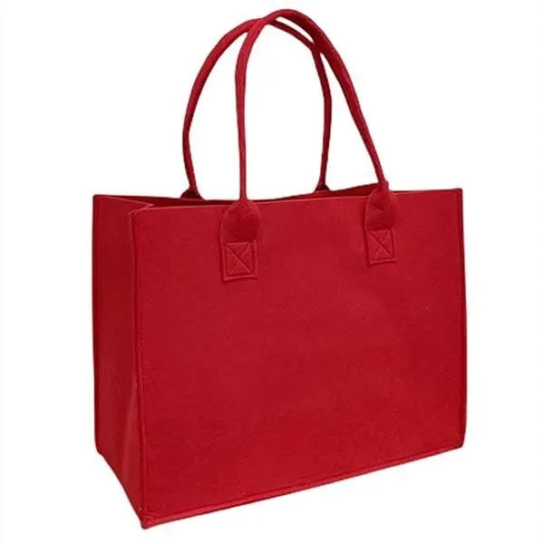 Rectangular Felt Large Portable Folding Storage Tote Bag