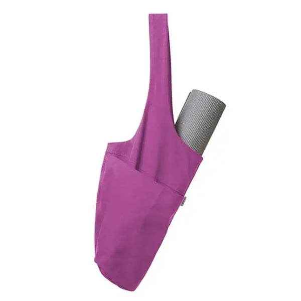 Portable Sports Gym Fitness Canvas Yoga Mat Shouler Bag