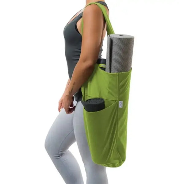 Portable Sports Gym Fitness Canvas Yoga Mat Shouler Bag
