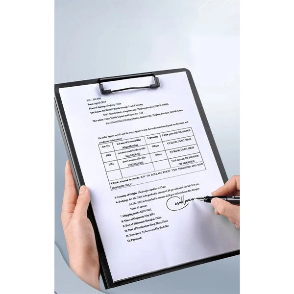 Plastic Clipboards Low Profile Double Clip Flat A3 A4