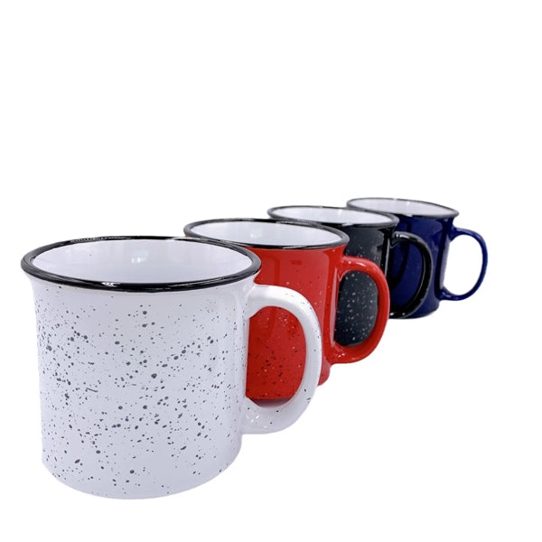 15 Oz Drinkware Ceramic Mug Camper Campfire Cup