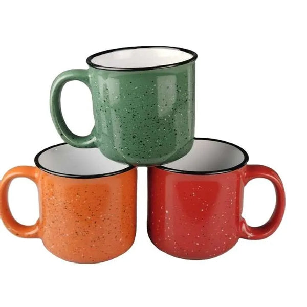 15 Oz Drinkware Ceramic Mug Camper Campfire Cup