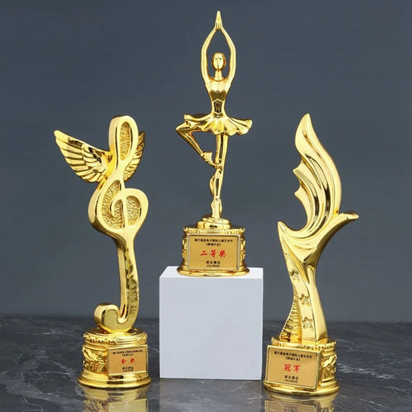 Gold Resin Award Trophy