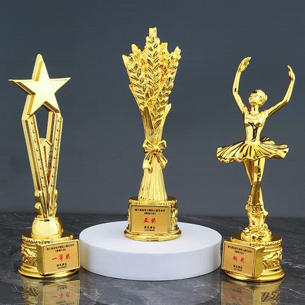 Gold Resin Award Trophy
