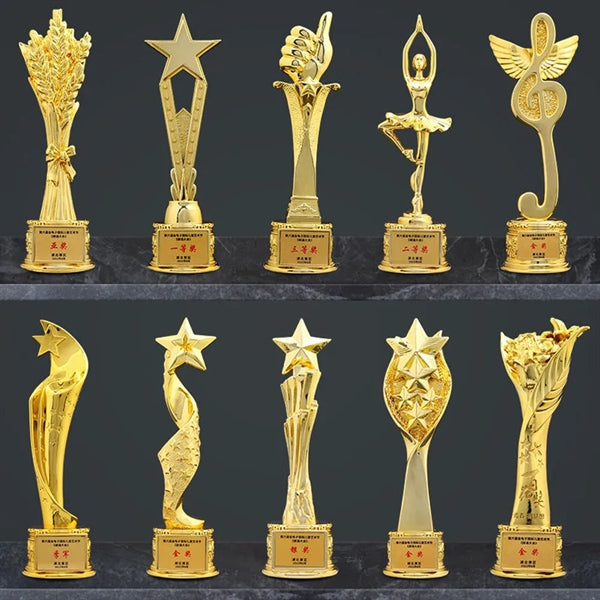 Gold Resin Award Trophy