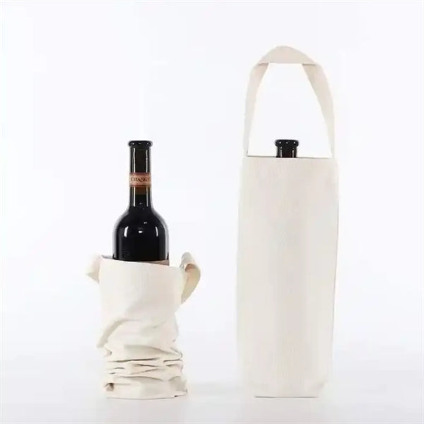 Canvas Wine Tote Bag