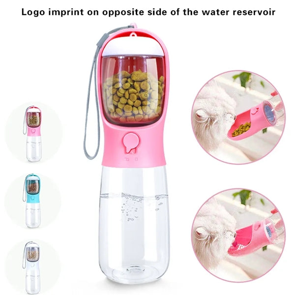 2 in 1 Mufti-function Dog Water Bottle