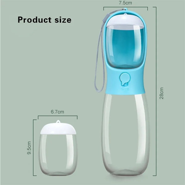 2 in 1 Mufti-function Dog Water Bottle
