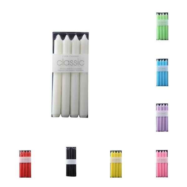 Unscented Smokeless Taper Candle