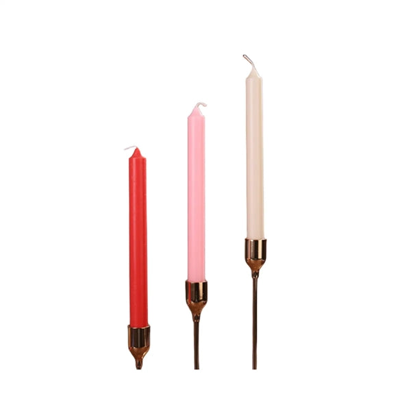 Unscented Smokeless Taper Candle