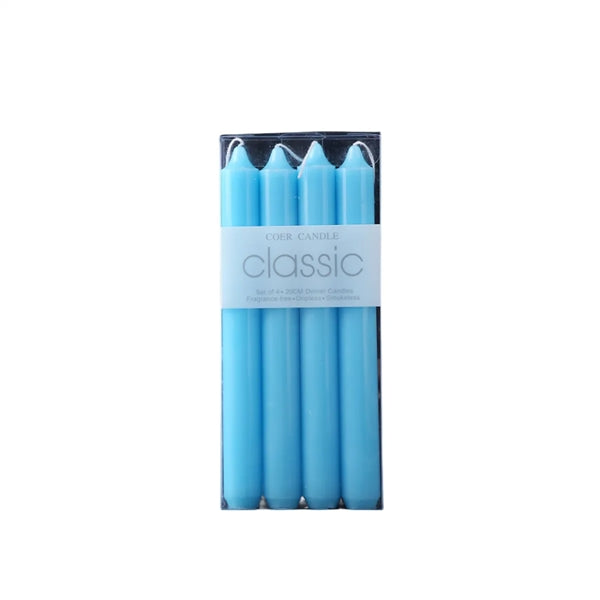 Unscented Smokeless Taper Candle