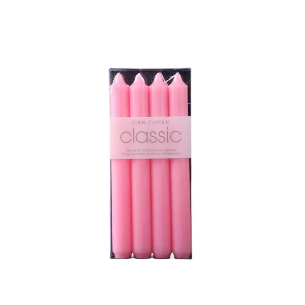 Unscented Smokeless Taper Candle