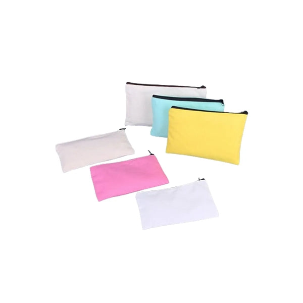 Zippered Canvas Pencil Case