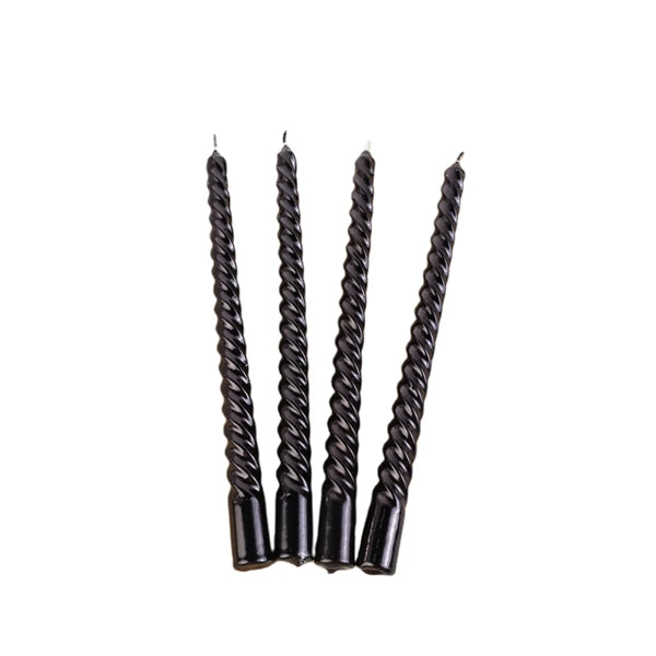 Colored Threaded Taper Candle Candlestick