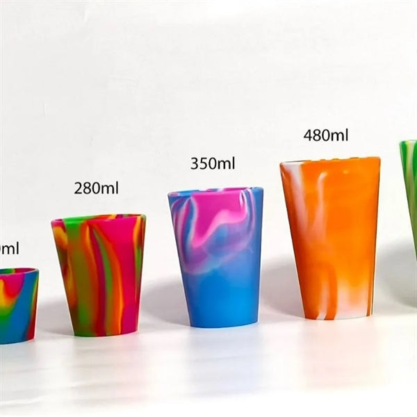 16Oz Unbreakable Silicone Glasses Dishwasher Safe