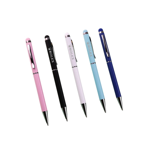 Slim Executive Metal Pen with Stylus