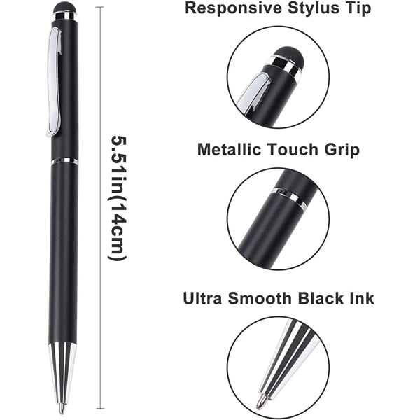 Slim Executive Metal Pen with Stylus