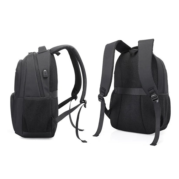 Large Business Laptop Backpack With USB Charging Port