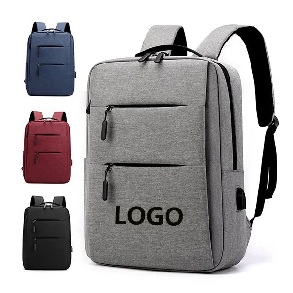 Large Business Laptop Backpack with USB Charging Port