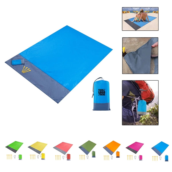 210T Polyester Portable Foldable Beach Blanket