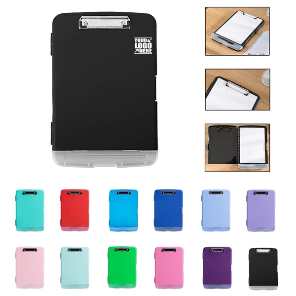 2in1 Aluminum Storage PP Clipboard