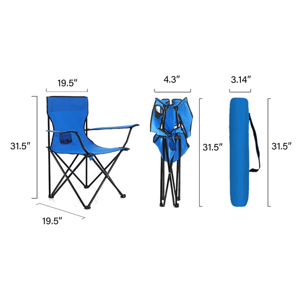 Portable Folding Chair W/ Carrying Bag
