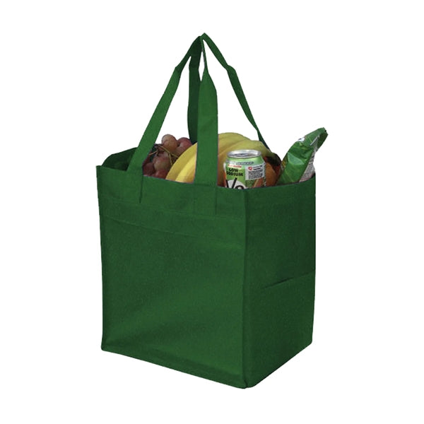 Pocketed Non-Woven Shopping Tote