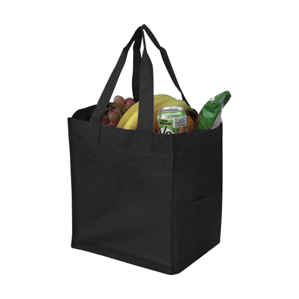 Pocketed Non-Woven Shopping Tote