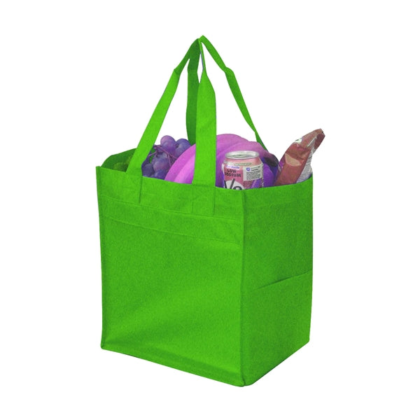 Pocketed Non-Woven Shopping Tote
