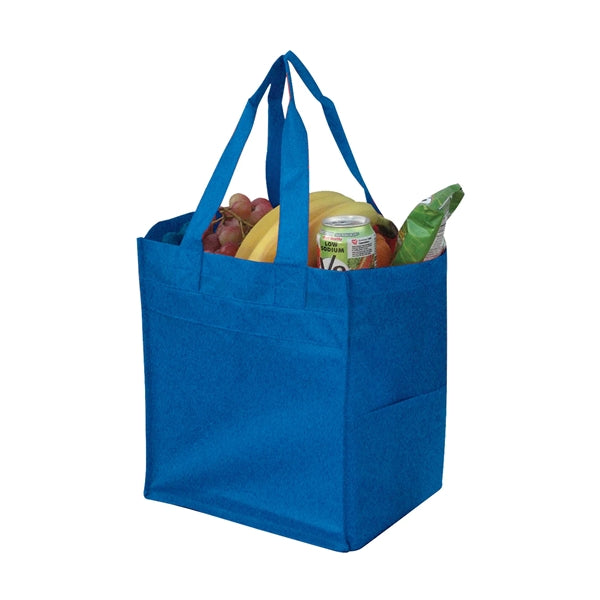 Pocketed Non-Woven Shopping Tote