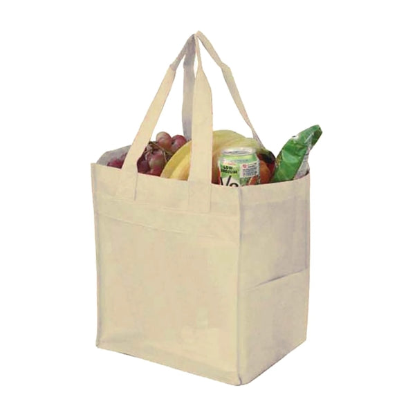Pocketed Non-Woven Shopping Tote