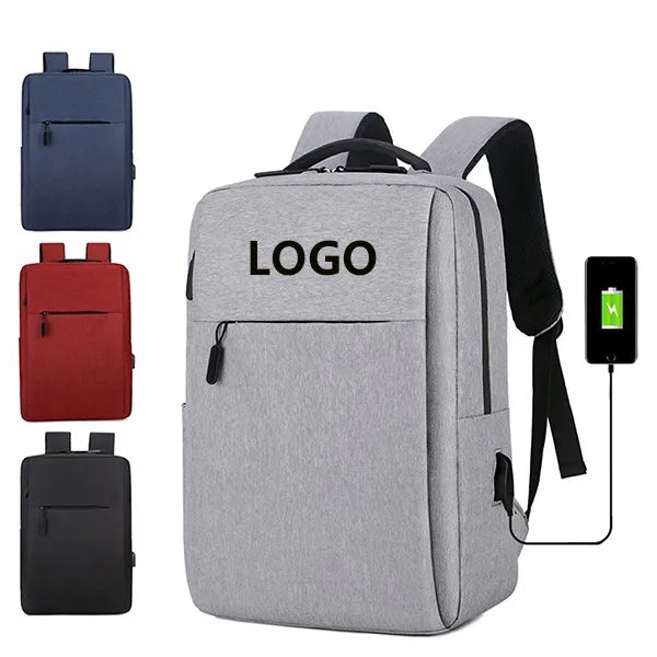 Large Business Laptop Backpack with USB Charging Port