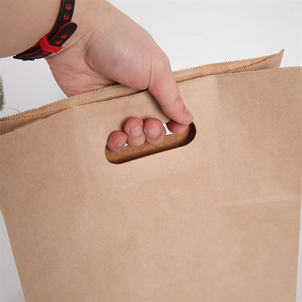 11x6x11 Kraft Paper Takeout Bag