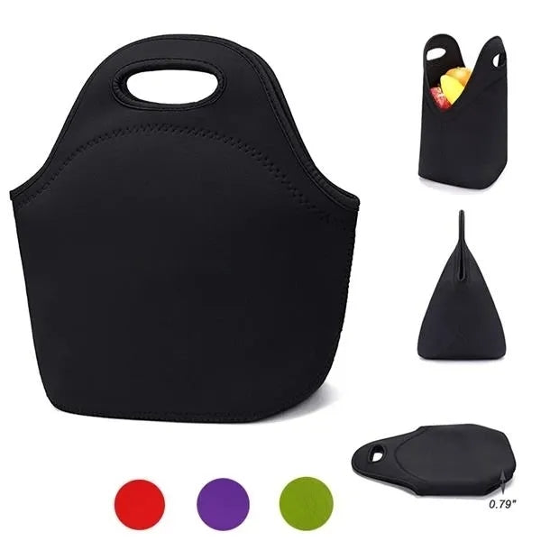 Neoprene Insulated Lunch Tote Bag