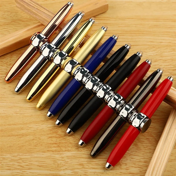 Creative Multi Function Fingertip Gyro LED Stylus Pen