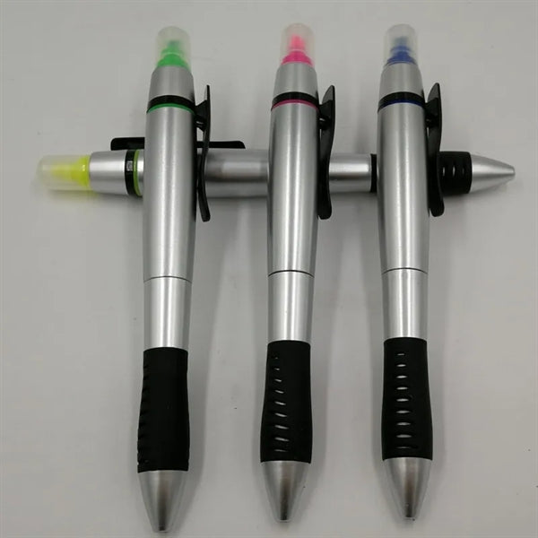 2 in 1 Double Ended Highlighter Marker Ballpoint Pen