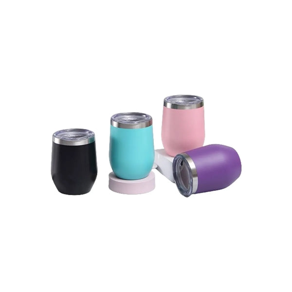Stemless Vacuum Stainless Steel Eggshell Cups