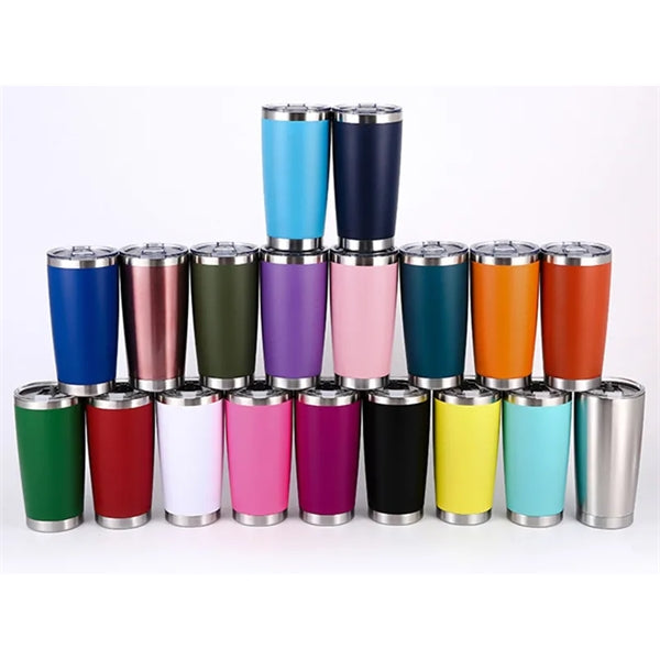 20 oz. Vacuum Insulated Double Wall Stainless Steel Tumblers