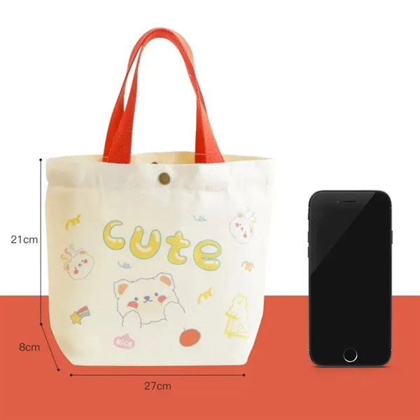 Cotton Canvas Tote Bag