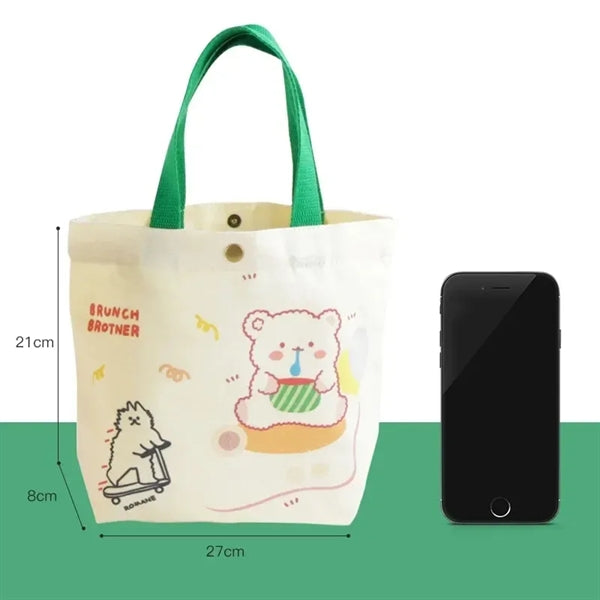 Cotton Canvas Tote Bag