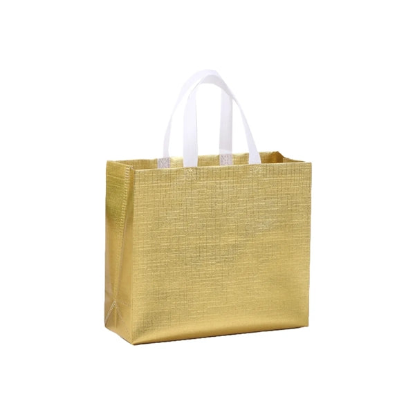 Laser Coated Aluminum Film Non-woven Tote Bag