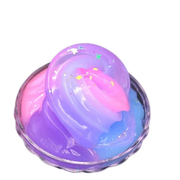 Crystal Fluffy Slime Supplies Foam