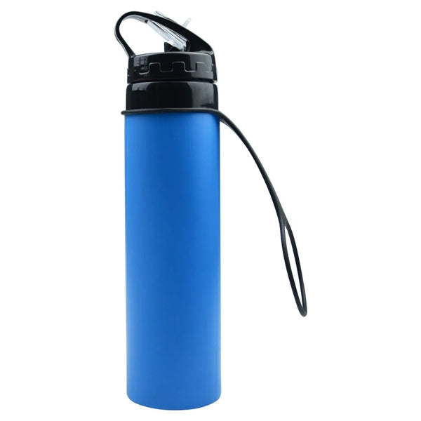 21oz. Collapsible Silicone Sports Water Bottles