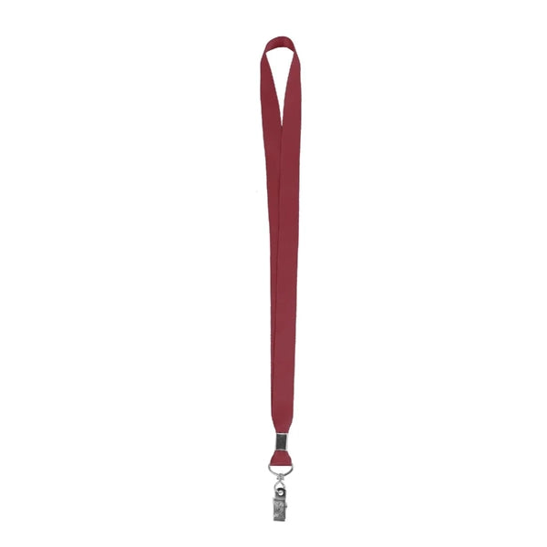 3/4" Full Color Dye Sublimated Lanyard with Bulldog Clasp