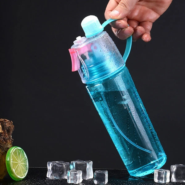 22Oz Drinking And Spray Sports Water Bottle